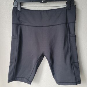 TomboyX Spark High Waist Pocket Biker Shorts Size XLarge Color Black